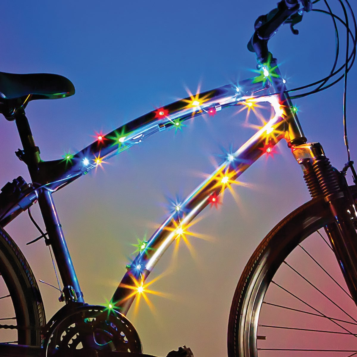 Cosmicbrightz LED Multi-Color Bicycle Light Image 2