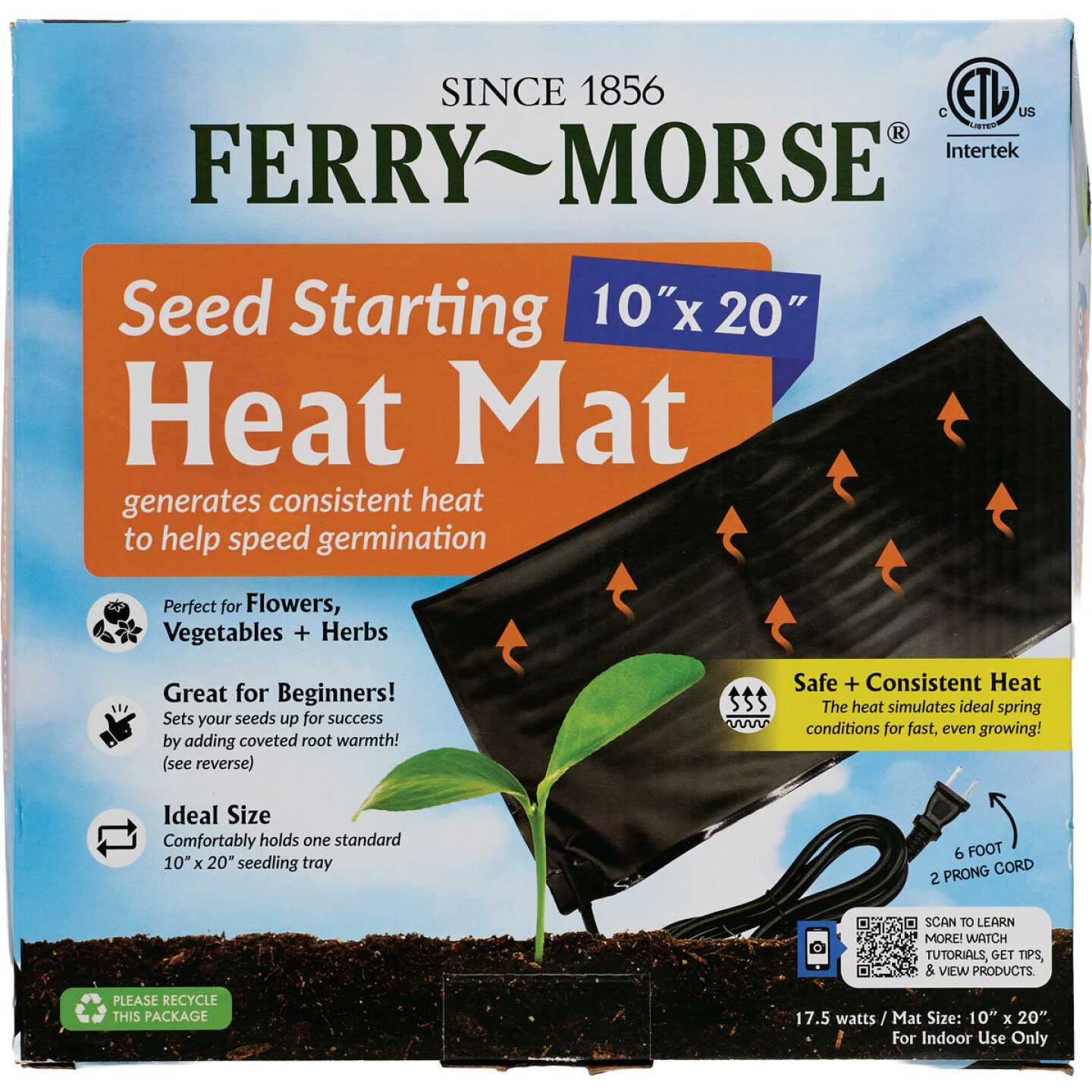 Ferry Morse 10 In. x 20 In. 17.5W Seedling Heat Mat Image 1