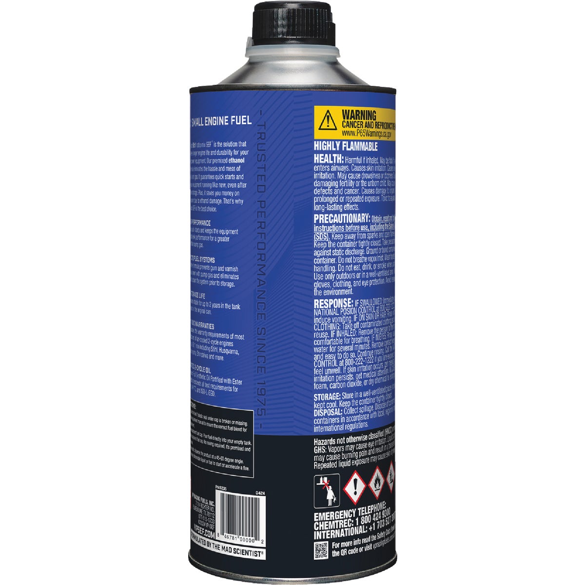 VP Racing Fuels 32 Oz. 50:1 Ethanol-Free Gas & Oil Pre-Mix Image 5