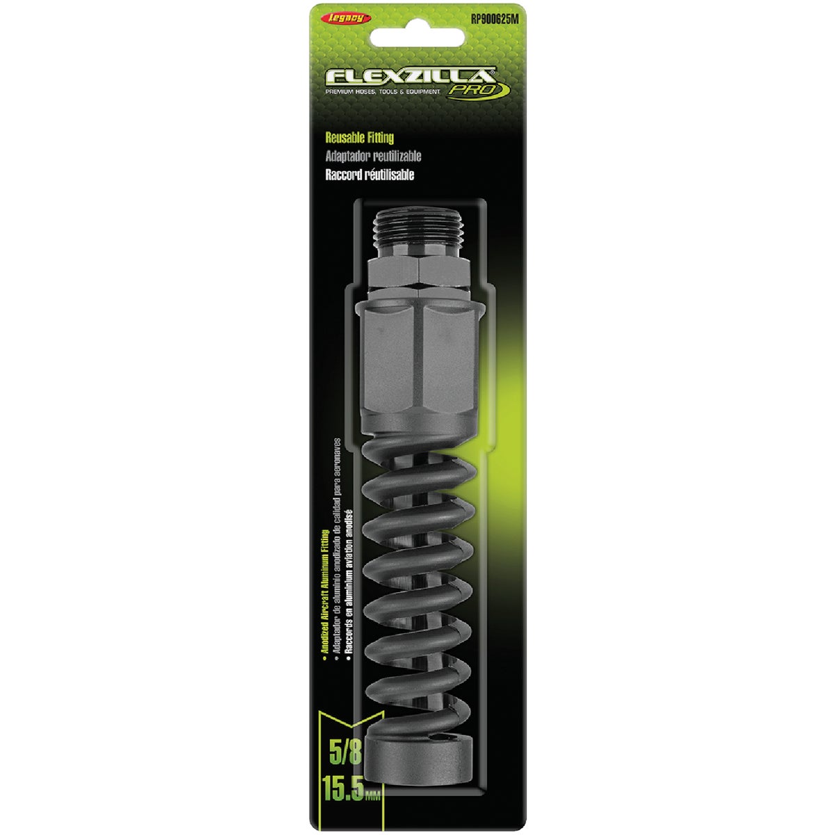 Flexzilla Pro 5/8 In. Barb 3/4 In. Male GHT Plastic Reusable End Hose Coupling Image 5