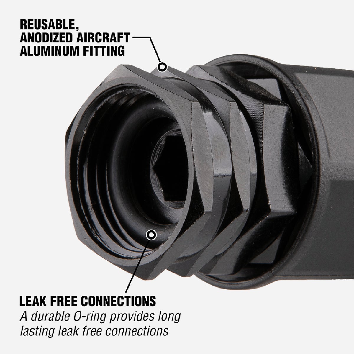 Flexzilla Pro 5/8 In. Barb 3/4 In. Female GHT Plastic Reusable End Hose Coupling Image 2