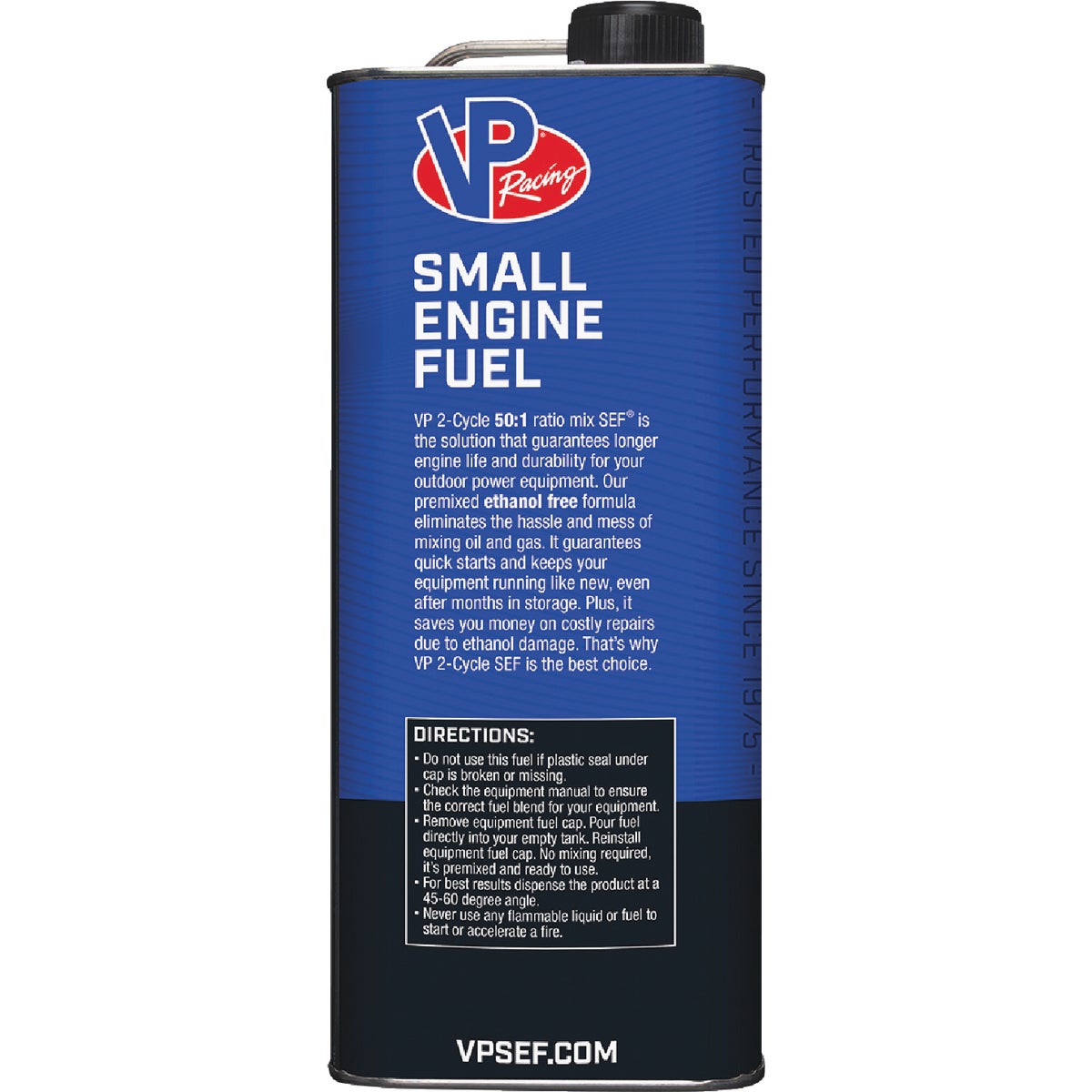 VP Racing Fuels 1 Gal. 50:1 Ethanol-Free Gas & Oil Pre-Mix Image 2