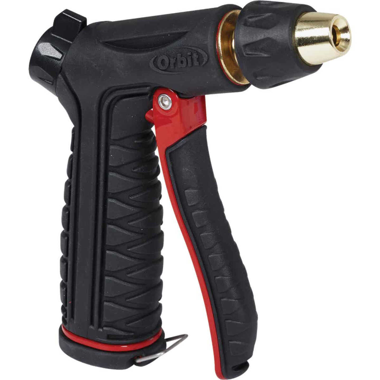 Orbit Pro Flo Metal Adjustable Pistol Nozzle, Black Image 1