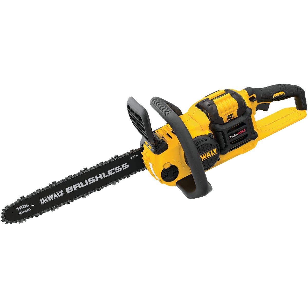 DEWALT FLEXVOLT 60V MAX Brushless 16 In. Cordless Chainsaw Kit with FLEXVOLT 9.0 Ah Battery & Charger