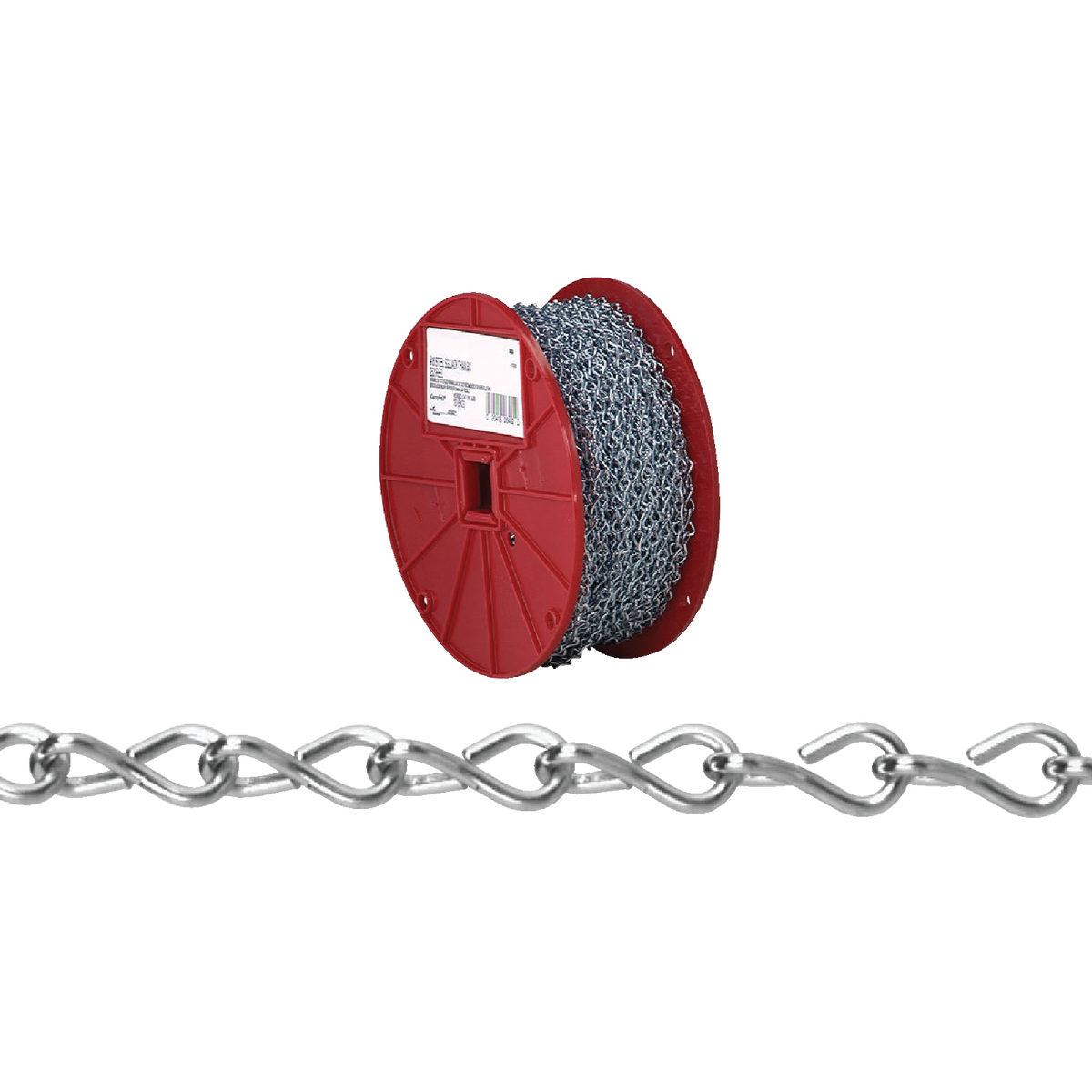 Campbell #12 100 Ft. Zinc-Plated Low-Carbon Steel Coil Chain Image 1