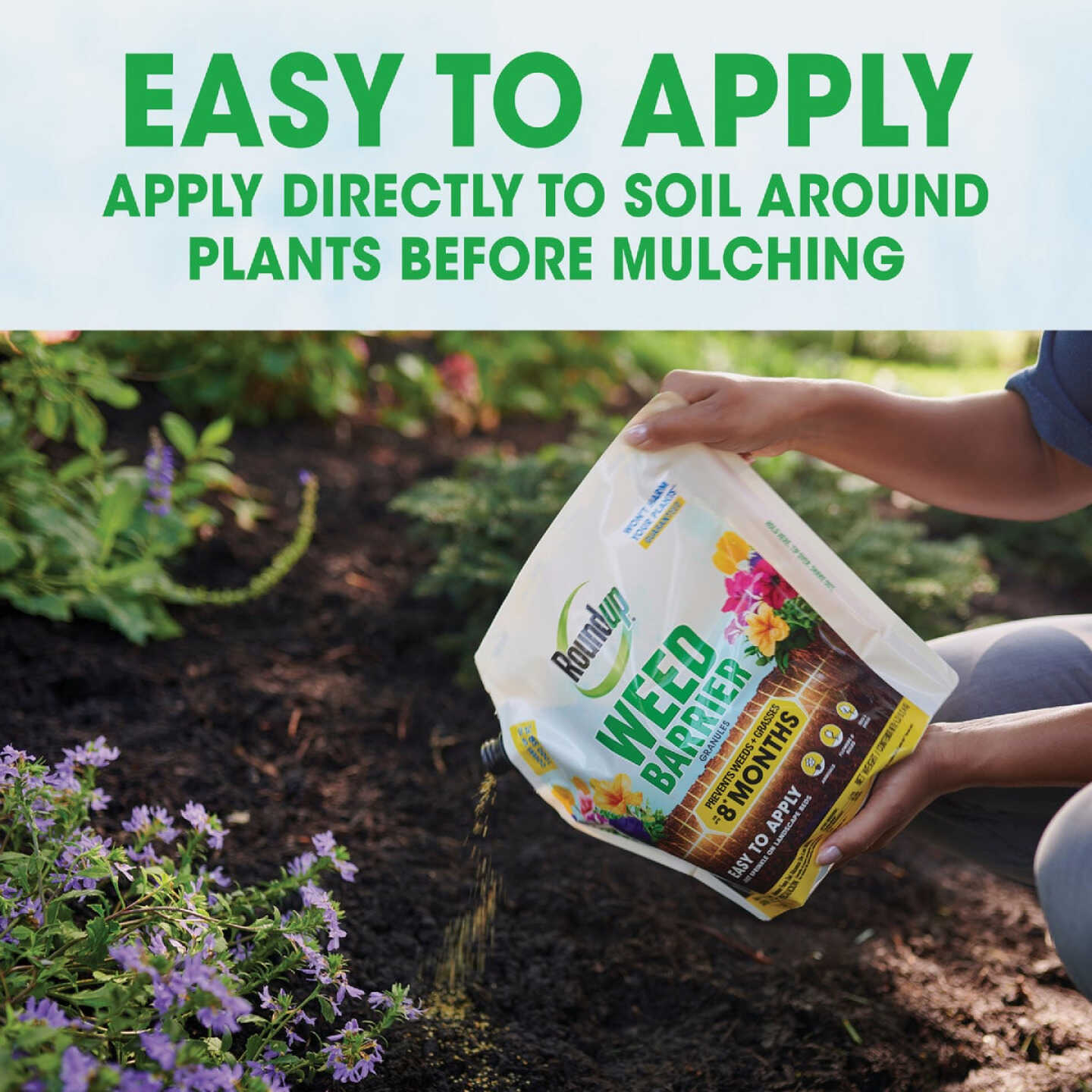 Roundup 5.4 Lb. Built-In Applicator Landscape Weed Preventer Image 5