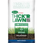 Scotts Turf Builder Thick'R Lawn 12 Lb. 1200 Sq. Ft. Sun & Shade Grass Seed, Fertilizer, and Soil Improver Combination Image 1