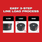 Milwaukee Easy Load Replacement Trimmer Head Image 4