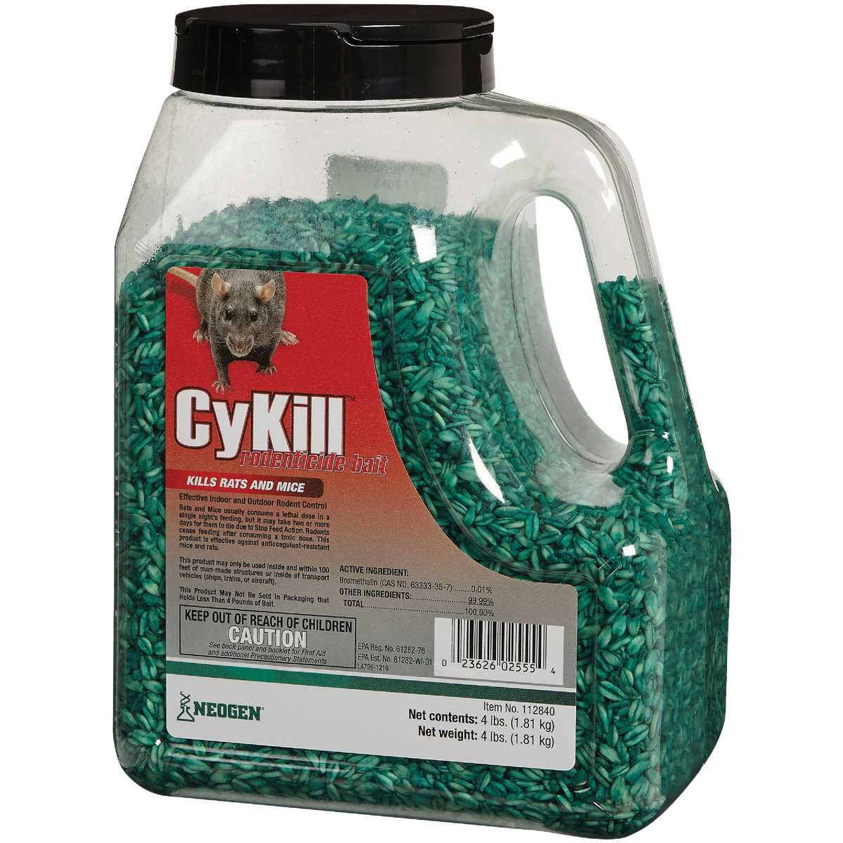 CyKill Seed Meal Bait Rat And Mouse Poison, 4 Lb. Image 3