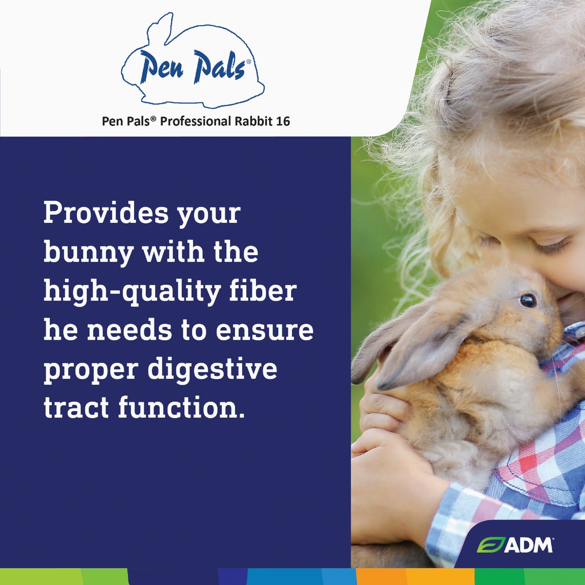 ADM Pen Pals 25 Lb. Rabbit Food Pellets Image 6