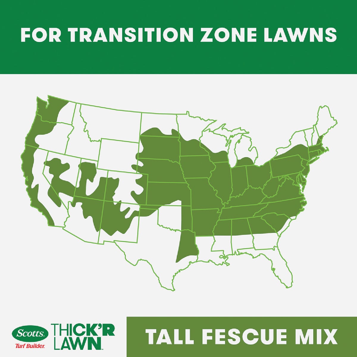 Scotts Turf Builder Thick'R Lawn 12 Lb. 1200 Sq. Ft. Tall Fescue Mix Grass Seed, Fertilizer, and Soil Improver Combination Image 4