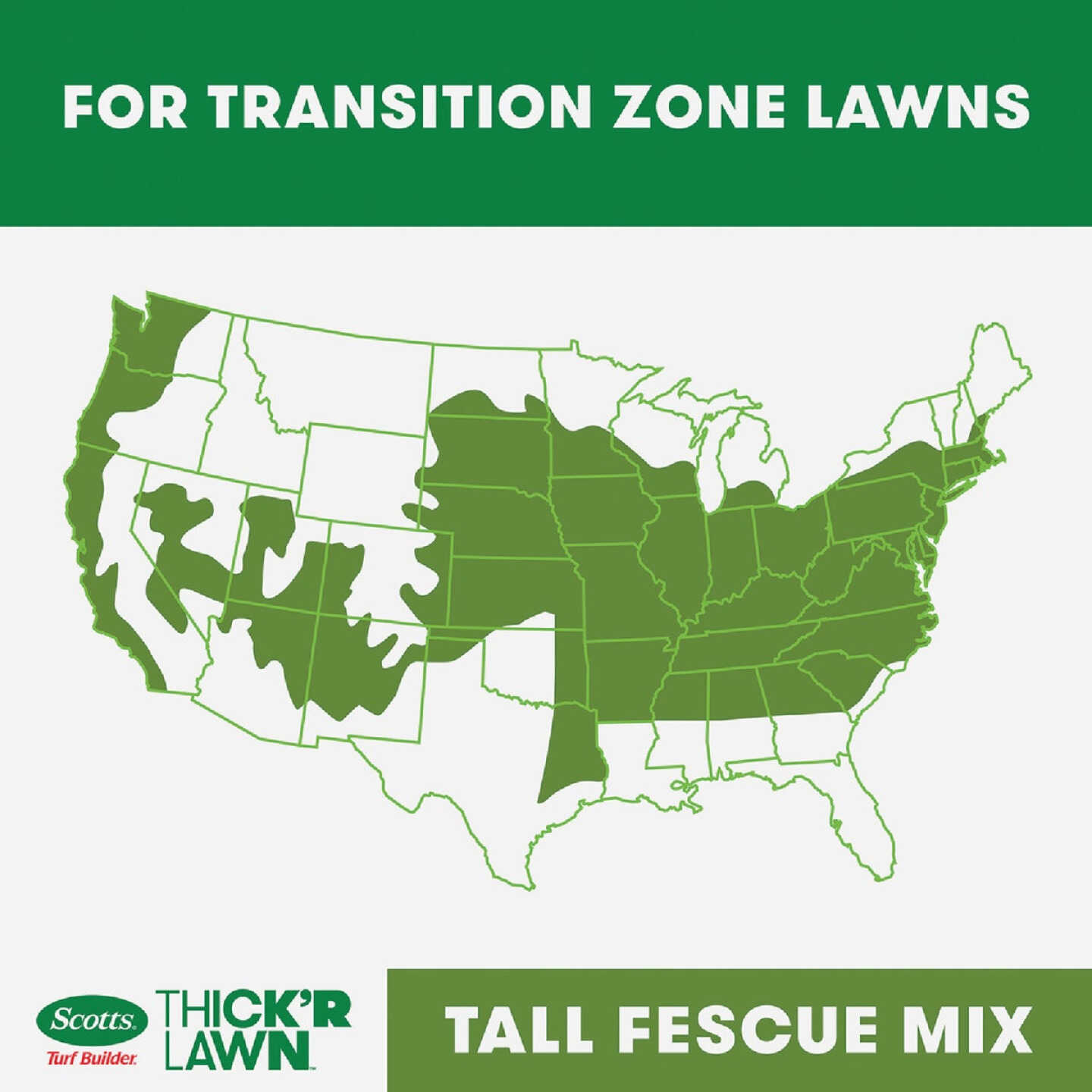 Scotts Turf Builder Thick'R Lawn 40 Lb. 4000 Sq. Ft. Tall Fescue Mix Grass Seed, Fertilizer, and Soil Improver Combination Image 4