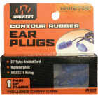 Walker's Contour Rubber Corded Blue Ear Plugs Image 1