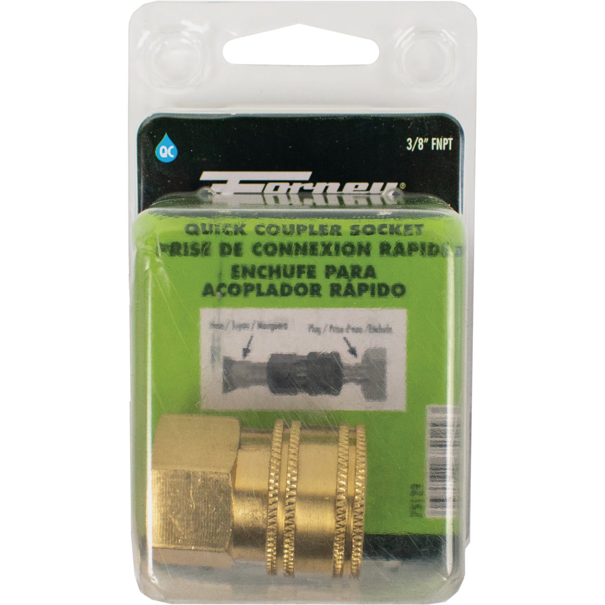Forney 3/8 Female Quick Coupler Pressure Washer Socket Image 2