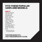 Oregon S59 AdvanceCut Saw Chain for 16 in. Bar - 59 Drive Links - fits Homelite and more Image 6