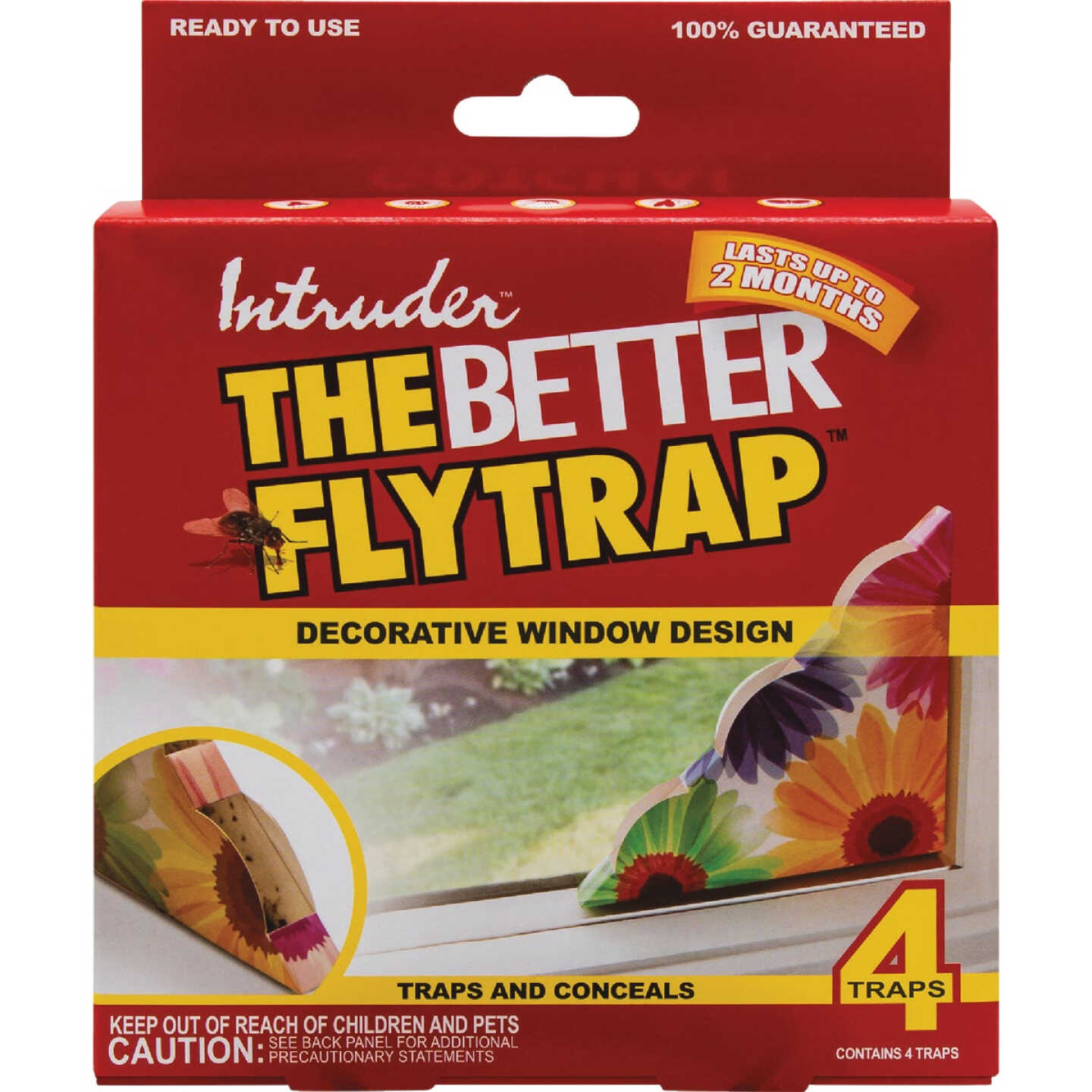 Intruder The Better Flytrap Disposable Indoor Fly Trap (4-Pack) Image 3