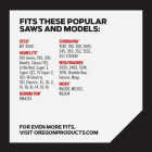 Oregon S53 AdvanceCut Saw Chain for 14 in. Bar - 53 Drive Links - fits Craftsman, Homelite, Shindaiwa and more Image 6