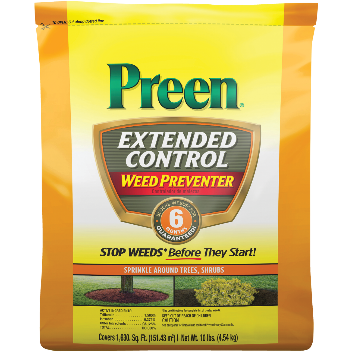 Preen Extended Control Weed Preventer, 10 Lb. Image 1