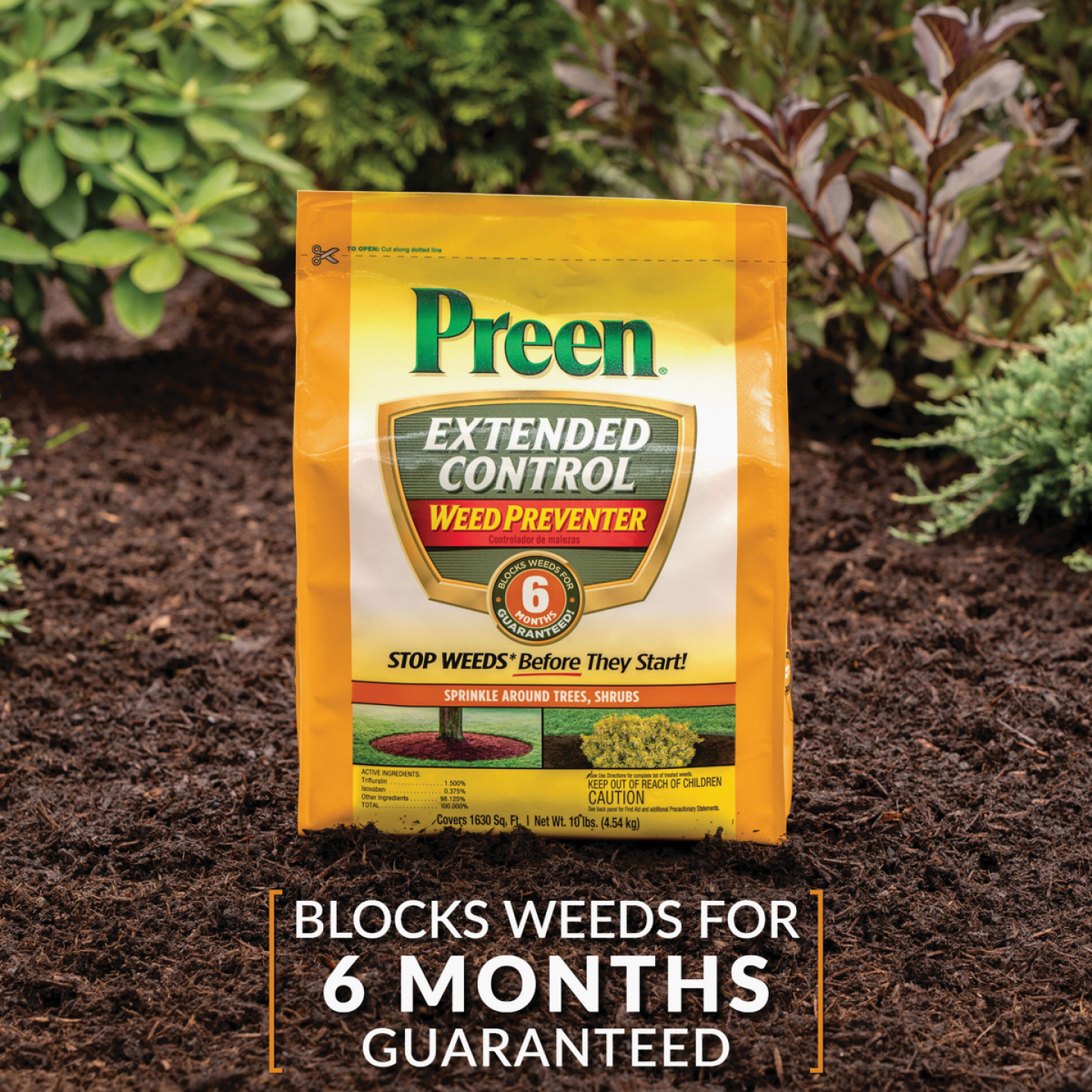 Preen Extended Control Weed Preventer, 10 Lb. Image 3