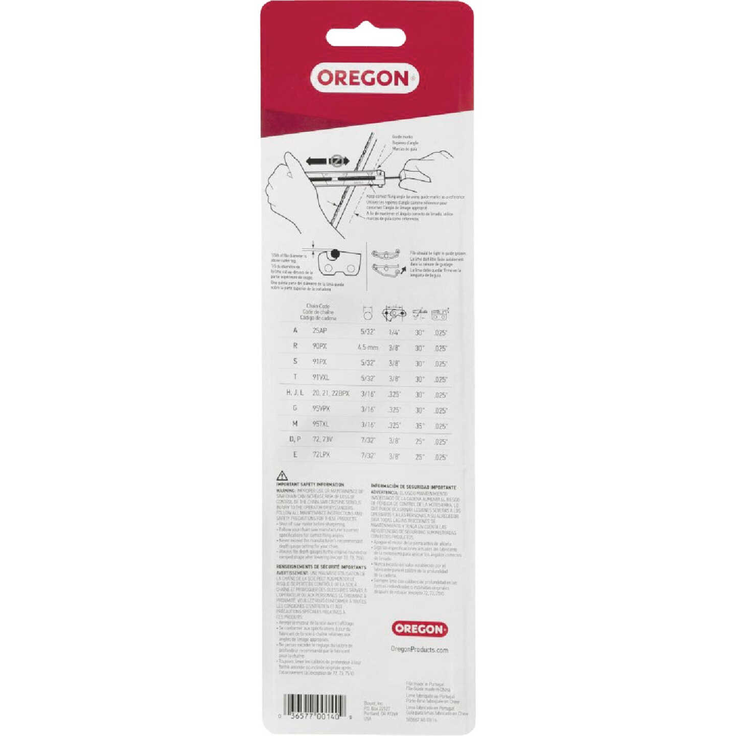 Oregon 7/32 In. File Guide With File Image 3