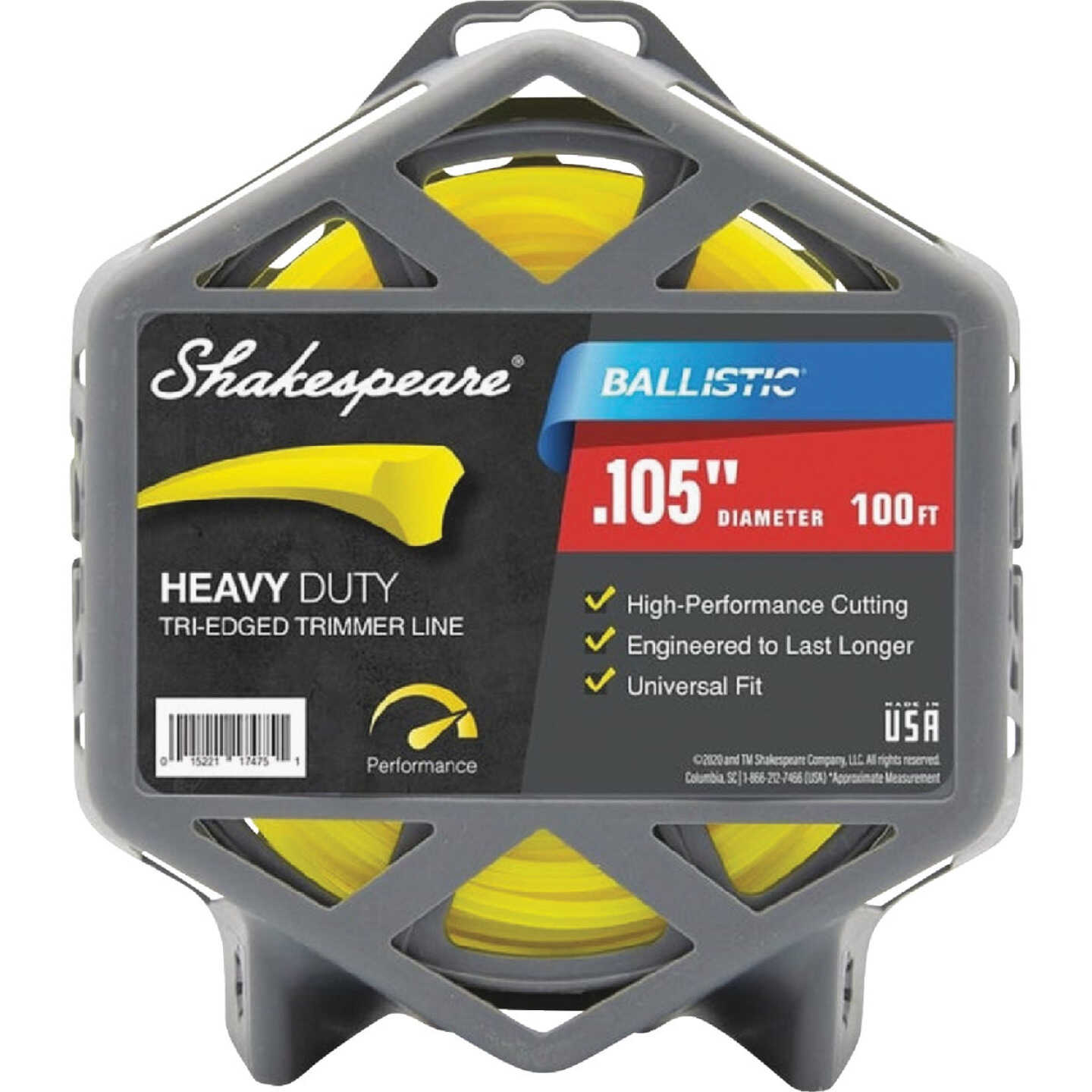 Shakespeare Ballistic 0.105 In. x 100 Ft. Universal Trimmer Line Image 1