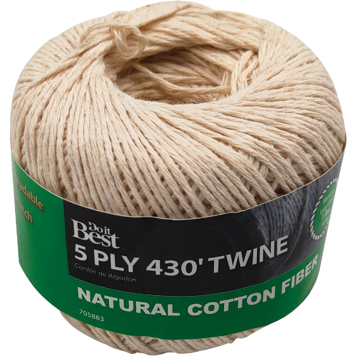 Do it Best 5-Ply x 430 Ft. Natural Cotton Twine Image 2
