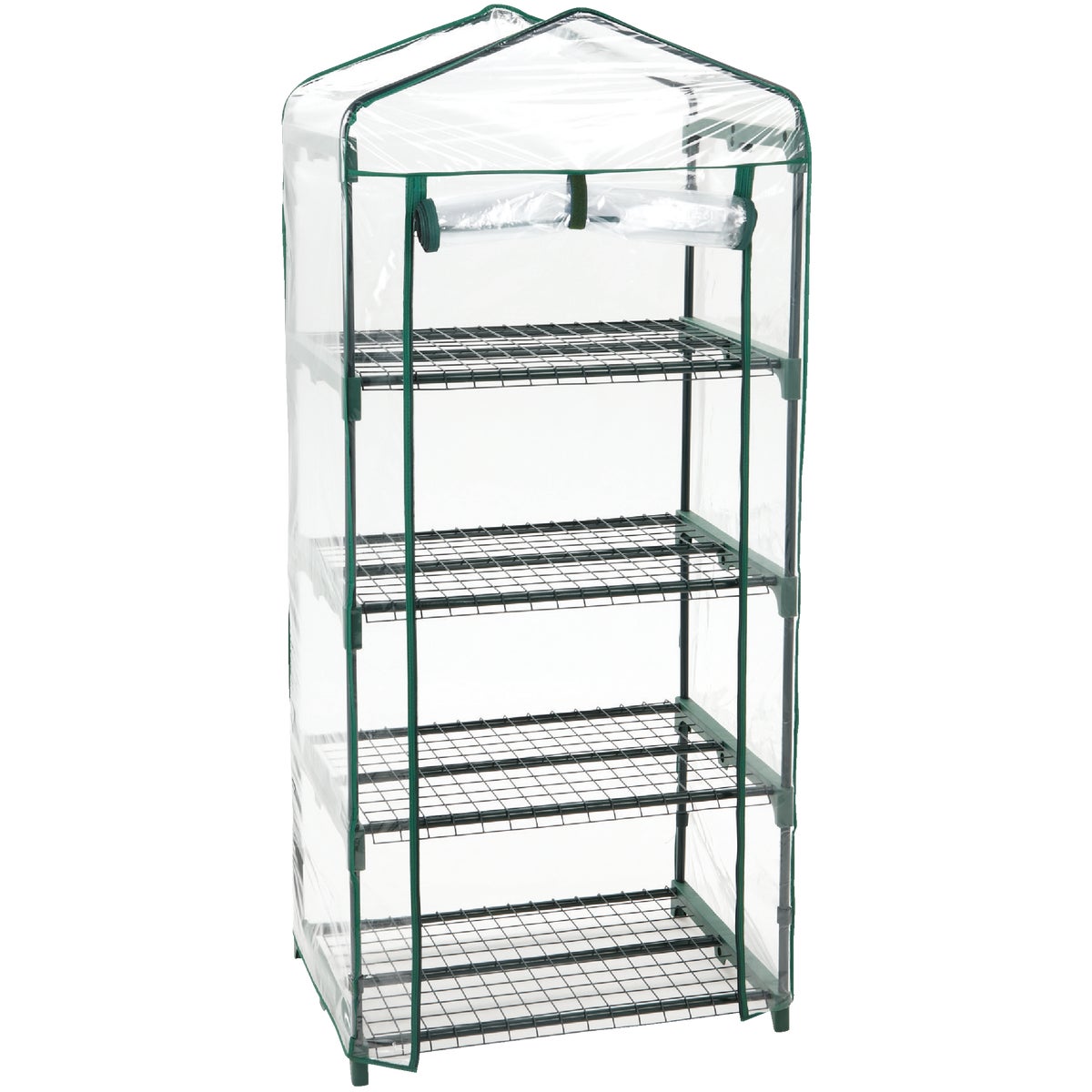 Best Garden 27 In. W. x 63 In. H. x 19 In. D. 4-Shelf Greenhouse Image 4