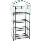 Best Garden 27 In. W. x 63 In. H. x 19 In. D. 4-Shelf Greenhouse Image 4