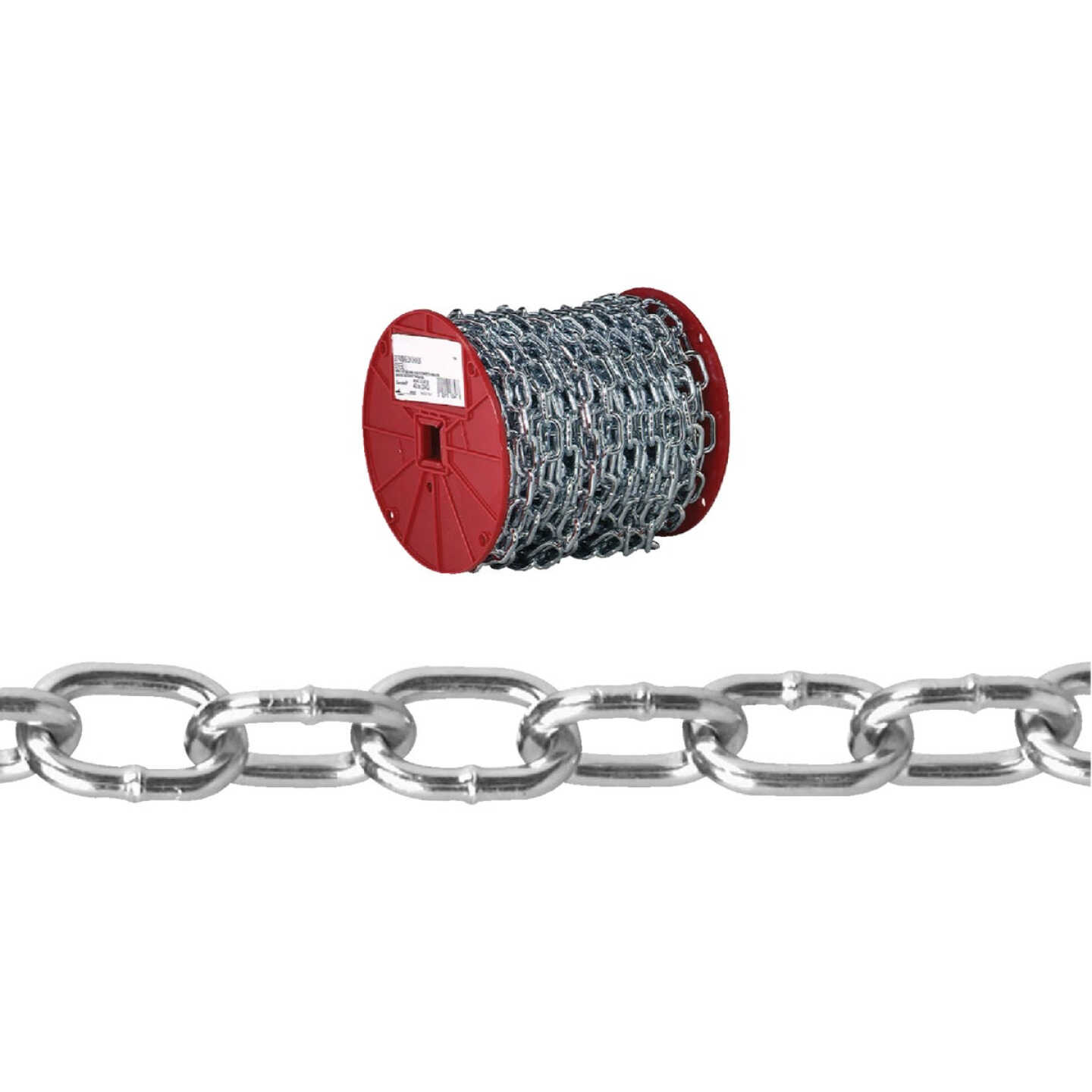 Campbell #2/0 125 Ft. Zinc-Plated Low-Carbon Steel Coil Chain Image 1