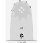 Oregon AdvanceCut 16 In. 60 Drive Links Reversible Bar & D60 Chain Replacement Combo Image 4