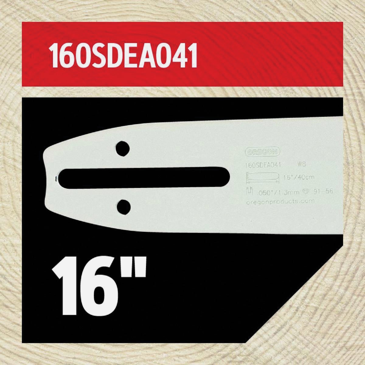 Oregon AdvanceCut 16 In. 56 Drive Links Reversible Bar & S56 Chain Replacement Combo Image 5