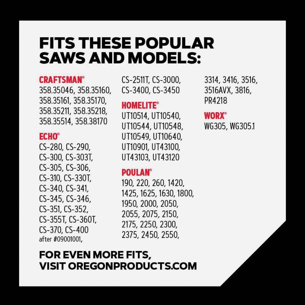 Oregon AdvanceCut 14 In. 52 Drive Links Reversible Bar & S52 Chain Replacement Combo Image 4