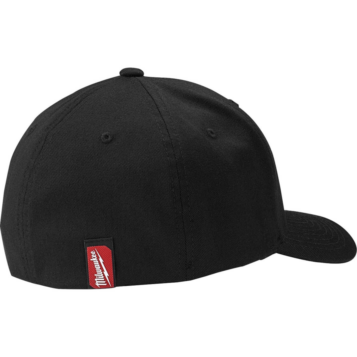 Milwaukee FlexFit Black Fitted Hat, L/XL Image 2