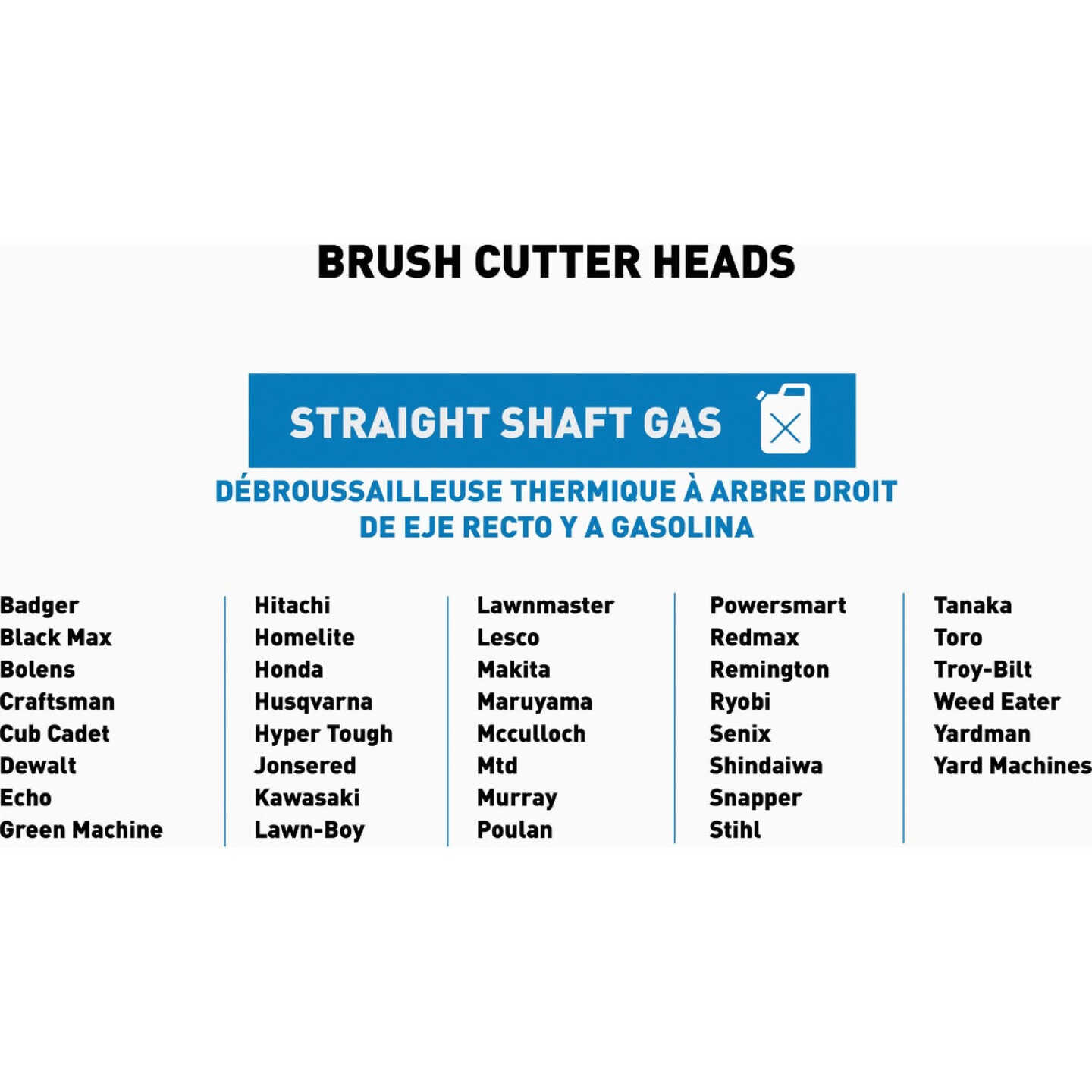 Shakespeare Brush Cutter Fixed Head Trimmer Head Image 3