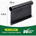 Master Mark Plus 4.5 In. x 20 Ft. Black Plastic Landscape Edging Kit with YardPack Image 3