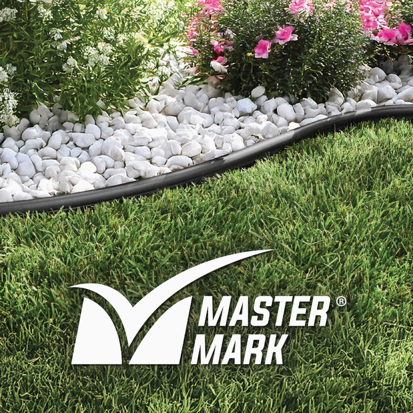 Master Mark Plus 4.5 In. x 20 Ft. Black Plastic Landscape Edging Kit with YardPack Image 2