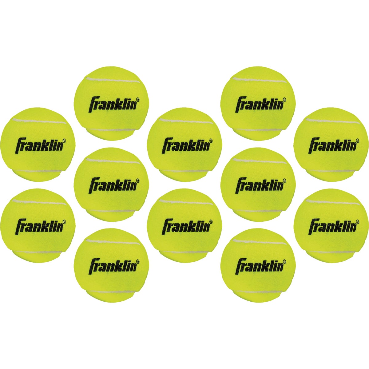 Franklin Yellow Practice Tennis Balls (12-Pack)