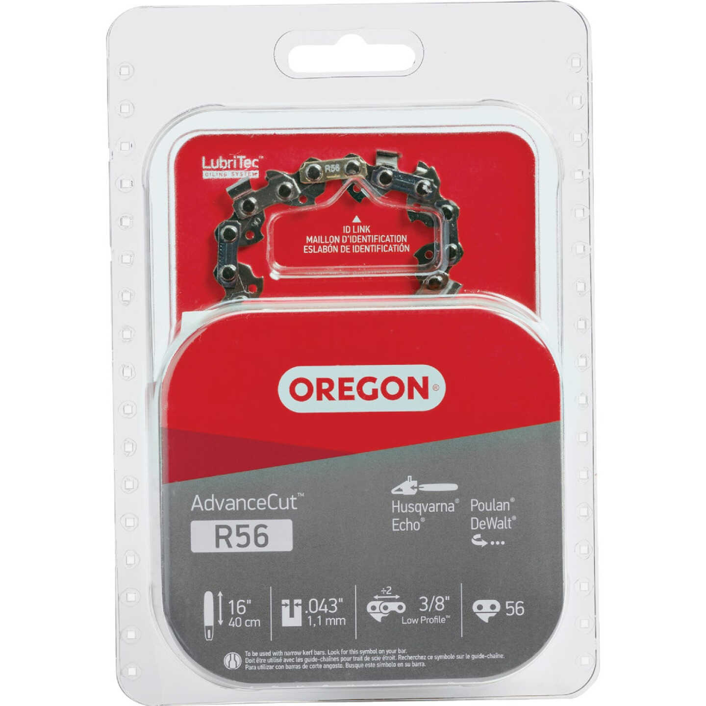 Oregon R56 AdvanceCut Chainsaw Chain for 16 In. Bar - 56 Drive Links Image 1