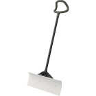 Suncast 24 In. Ultra High Molecular Weight Steel & Resin Snow Pusher Image 1