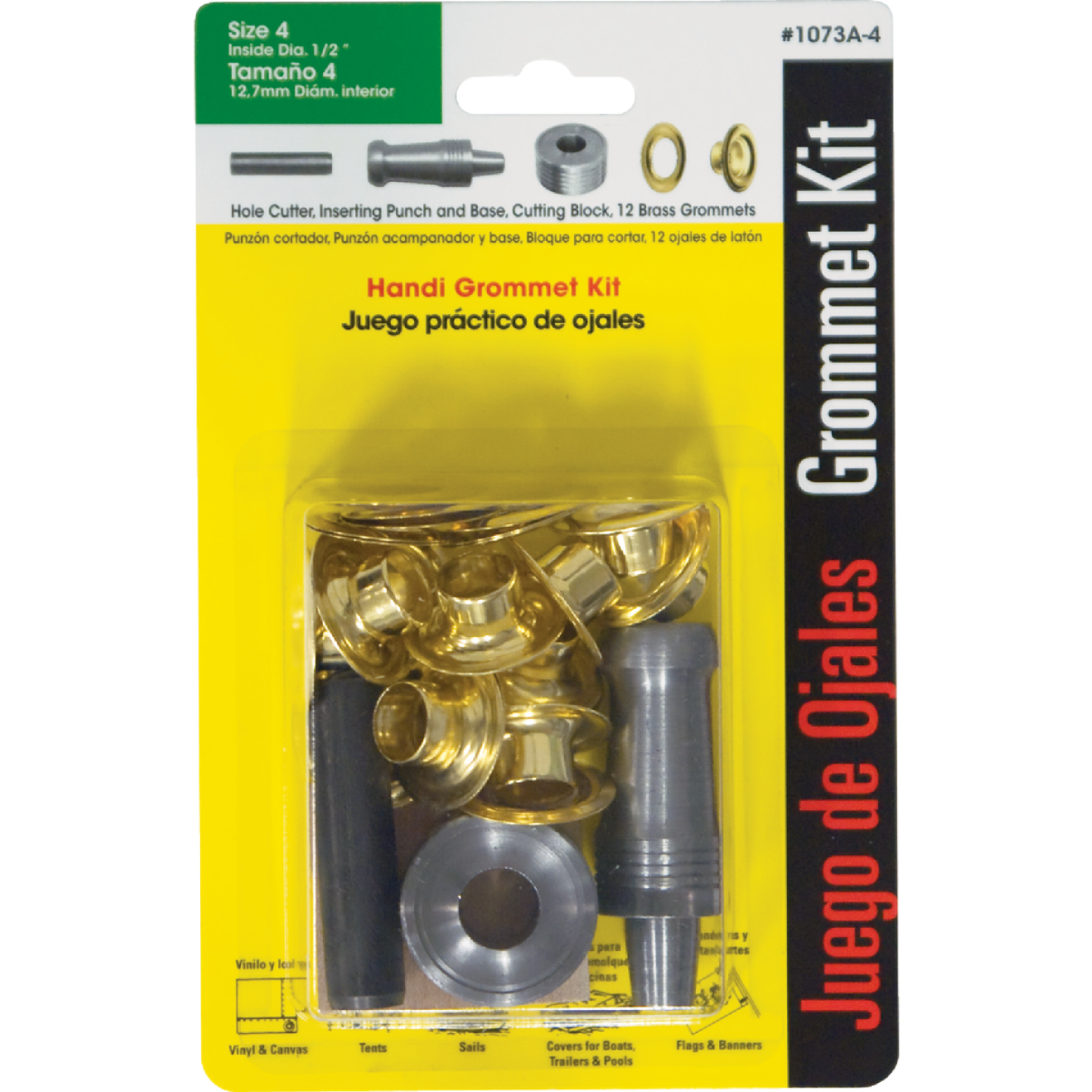 Lord & Hodge 1/2 In. Brass Grommet Kit Image 1