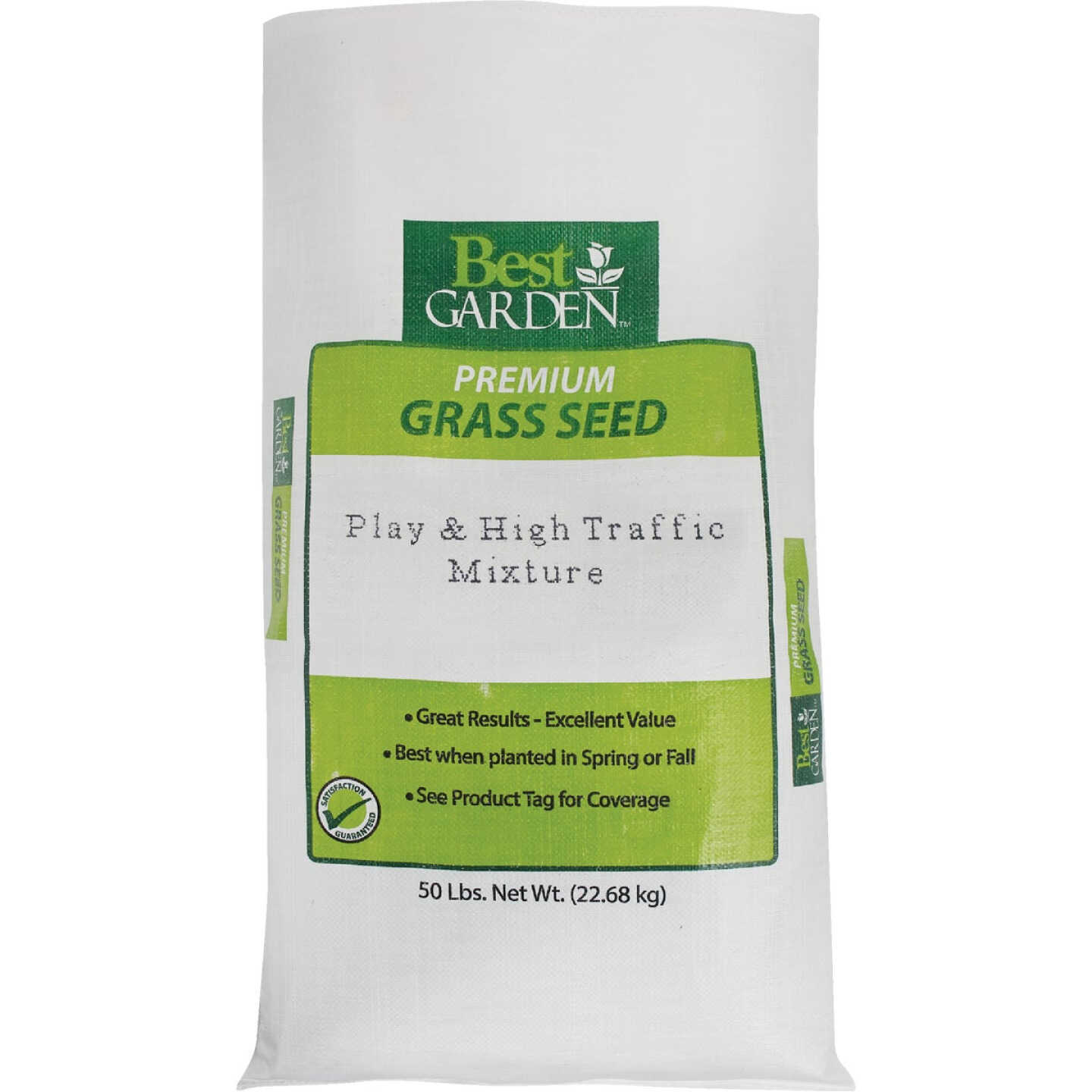 Best Garden 50 Lb. 15,000 Sq. Ft. Coverage High Traffic Grass Seed Image 1