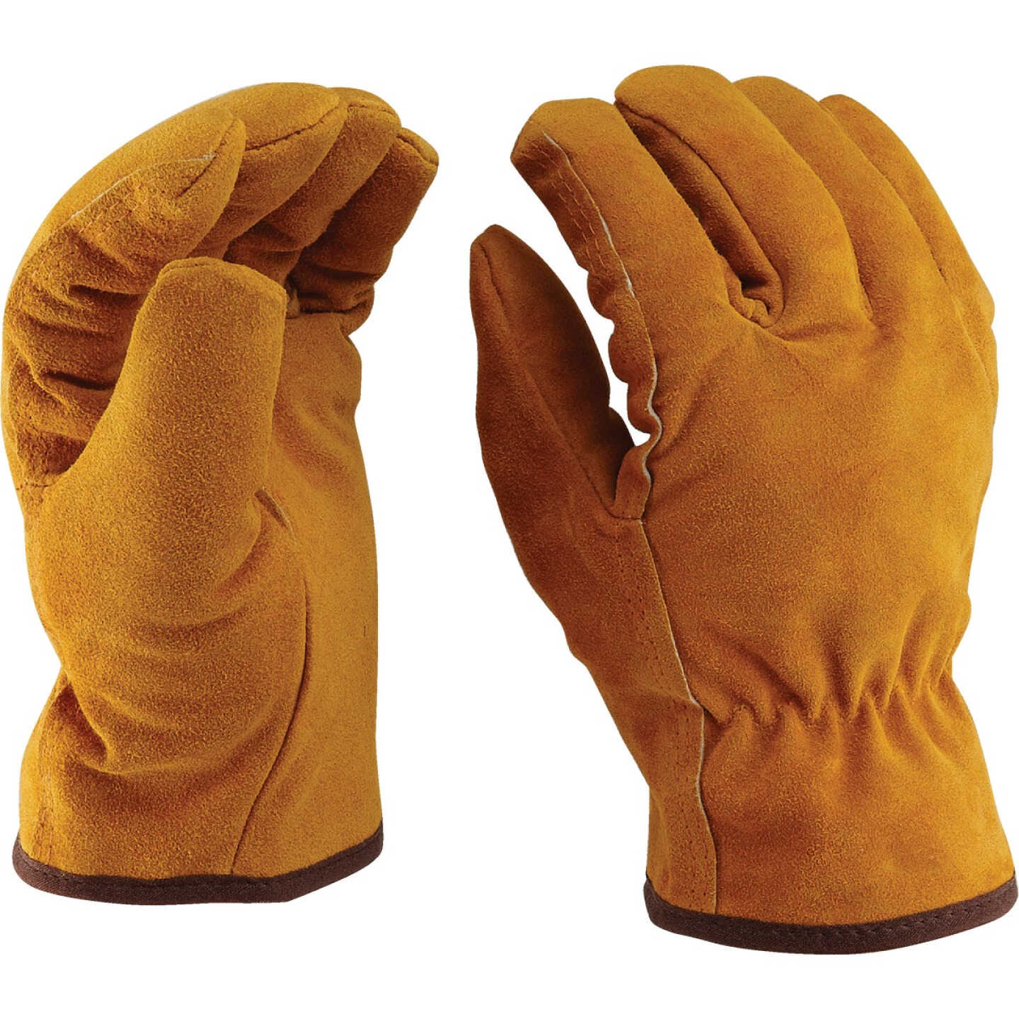Do it Men's Large Lined Leather Winter Work Glove Image 3