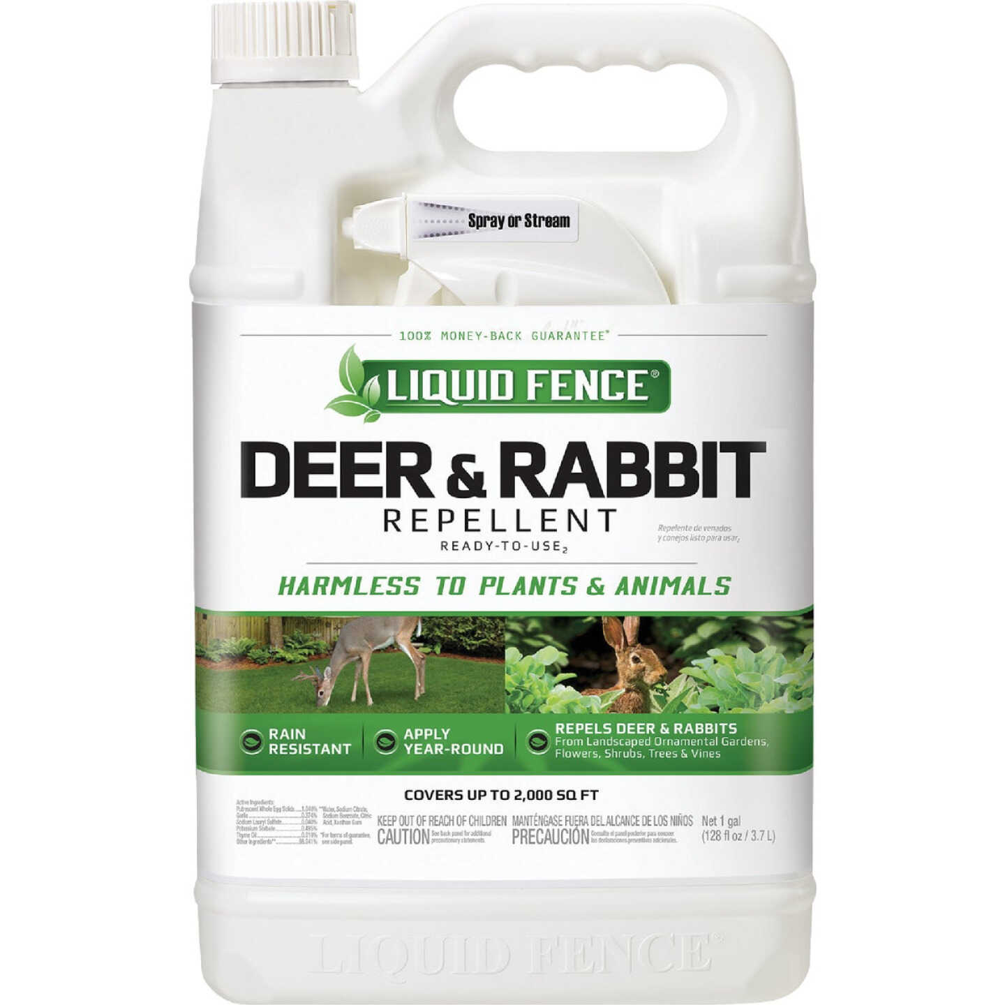 Liquid Fence 1 Gal. Ready To Use Deer & Rabbit Repellent Image 1