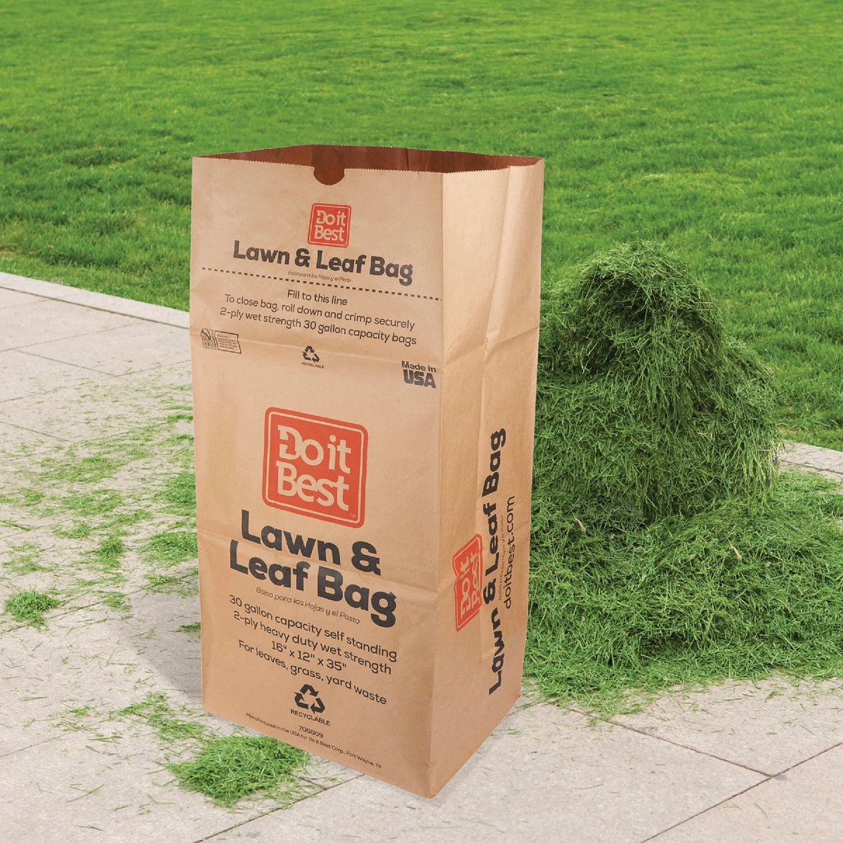 Do it Best 30 Gal. Natural Kraft Paper Yard Waste Lawn & Leaf Bag (5-Count) Image 2