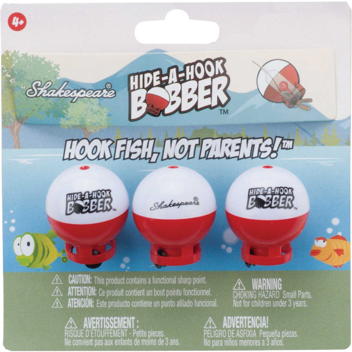 Shakespeare Hide-A-Hook Bobber (3-Pack) Image 1