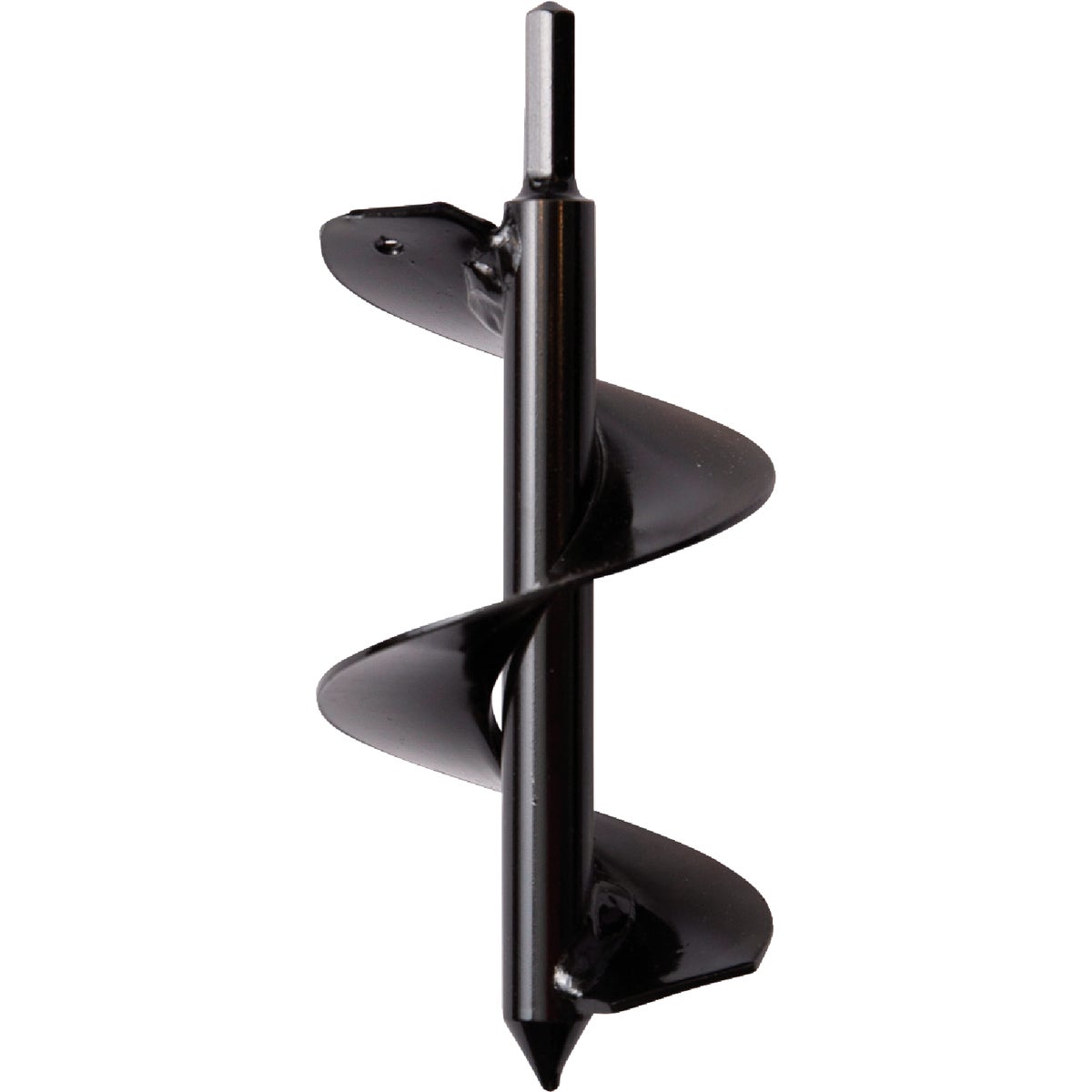 Power Planter 7 In. x 3 In. Black Bulb Planter Garden Auger