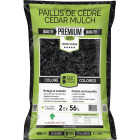 SBC 2 Cu. Ft. Dyed Black 100% Pure Cedar Mulch Image 1