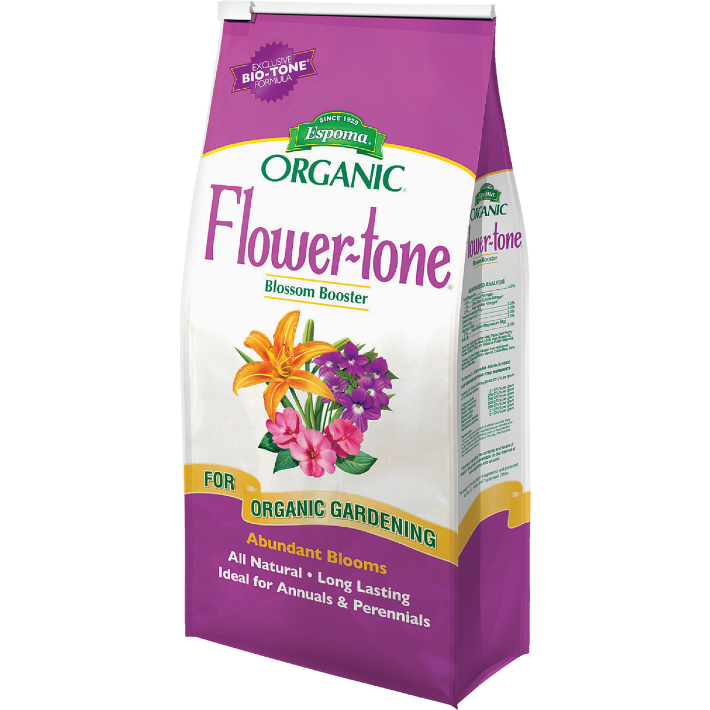 Espoma Organic 4 Lb. 3-4-5 Flower-tone Dry Plant Food Image 1