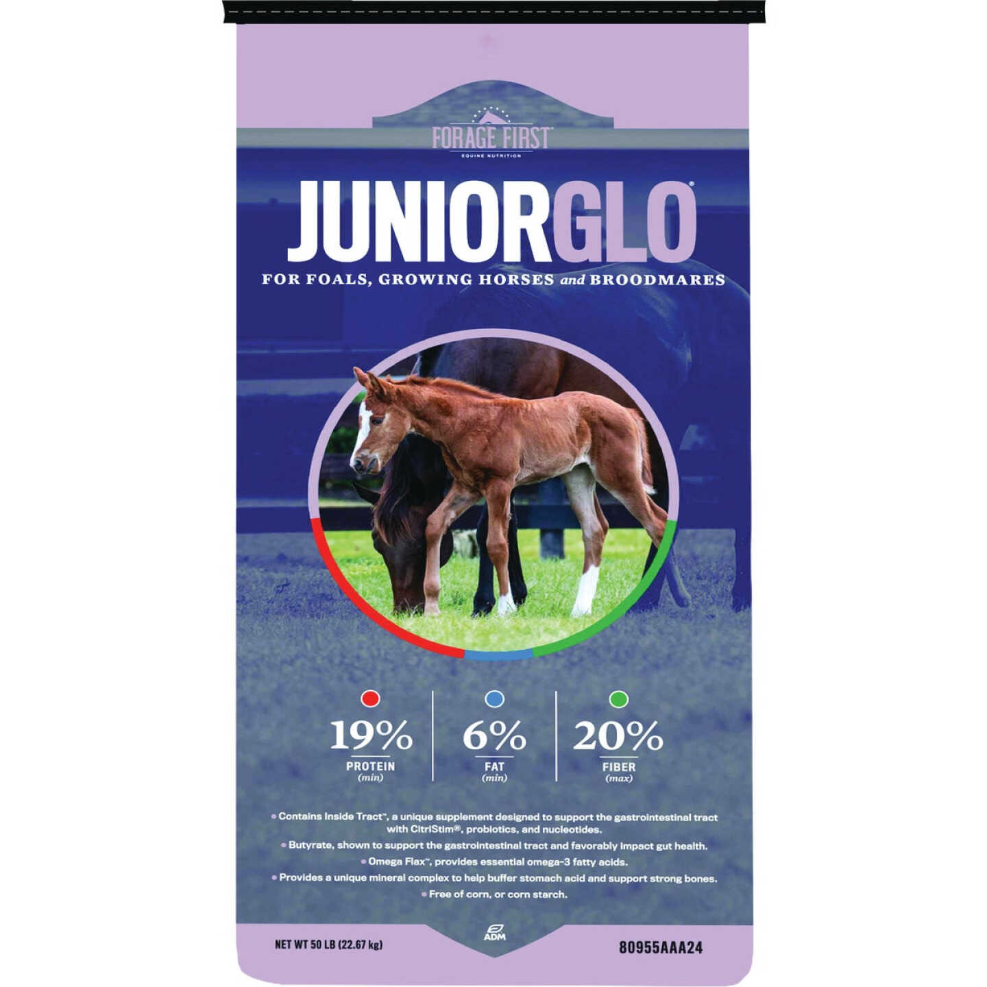 JuniorGlo 50 Lb. Horse Feed Image 1