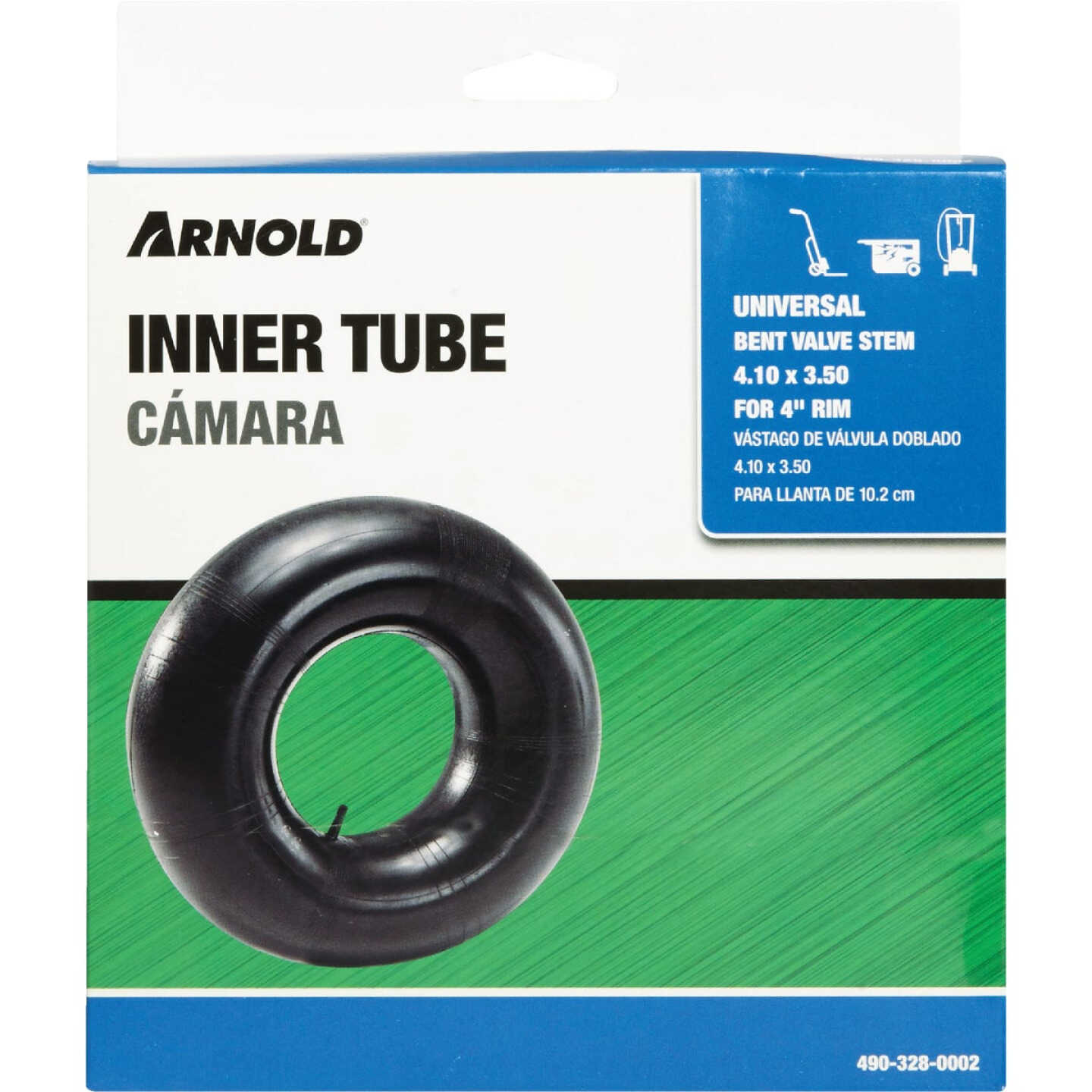 Marathon 4.10/3.50 - 4 Replacment Inner Tube with 90 Degree Valve Stem Image 2